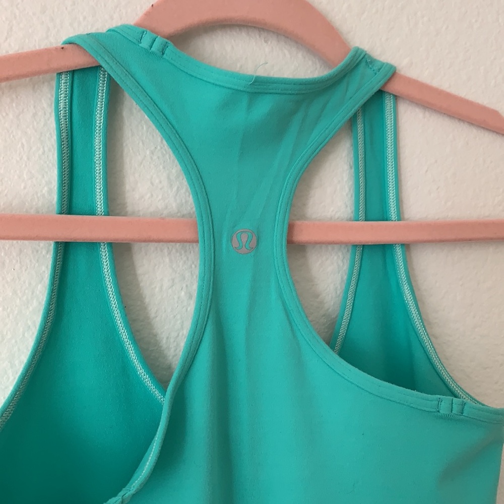 Lululemon Racerback Teal Tank - Picture 3 of 3